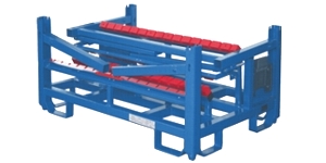 Stillage for transportation of rear jacks with glasses